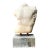 Vintage Stone Torso Sculpture on Cement Base For Sale