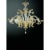 Luxury Venetian Floreal Gold-Leaf Murano Glass Chandelier — Hand-Blown For Sale - Image 6 of 6