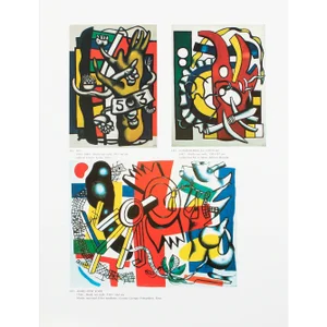 1990 After F. Leger "503", "Composition With a Knife", "Goodbye New York", Full-Color Print