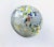 Vintage Glass Paperweight Three Fluted Flowers Bursting With Colors For Sale - Image 4 of 5