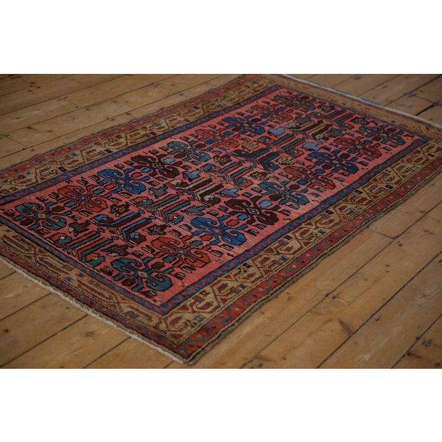Traditional Vintage Kurdish Hamadan Rug - 3'8" x 6'4" For Sale - Image 3 of 11