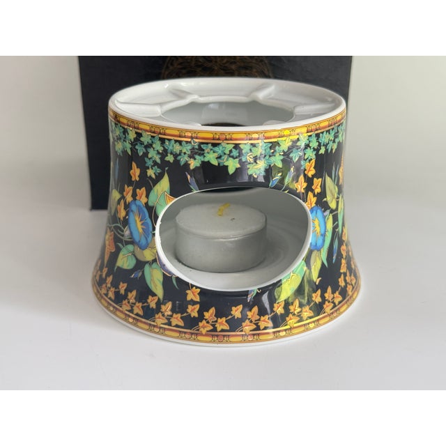 Ceramic Gold Ivy Tea Warmer by Versace for Rosenthal, 1996 For Sale - Image 7 of 9