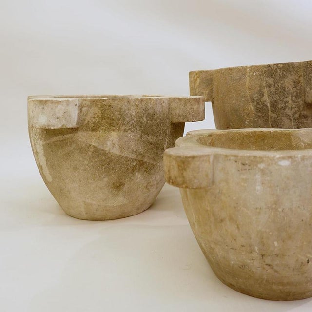 Beige 19th Century Mortar in Marble For Sale - Image 8 of 15