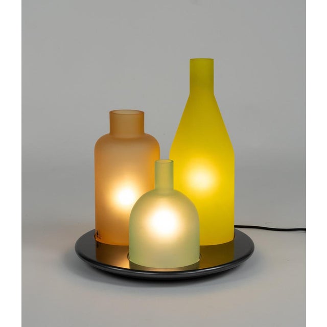 1980s Bacco 1-2-3 Table Lamp in Murano Glass by Guido Rosati for Itre, 1980s For Sale - Image 5 of 17