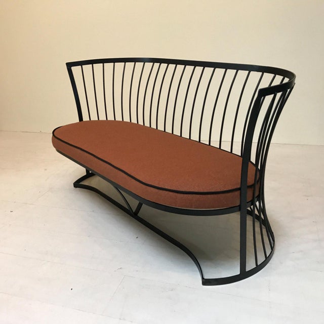 Thinline Outdoor MidCentury Modern Patio Loveseat Chairish