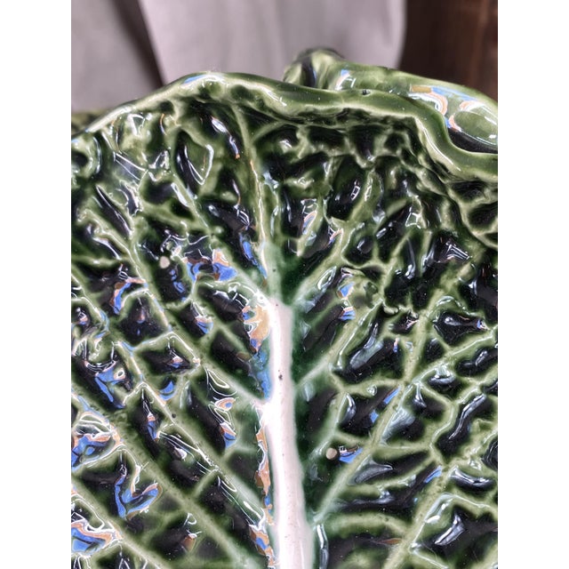 Large Earthenware Tureen in the shape of Cabbage Leaves, 1970s For Sale - Image 17 of 18