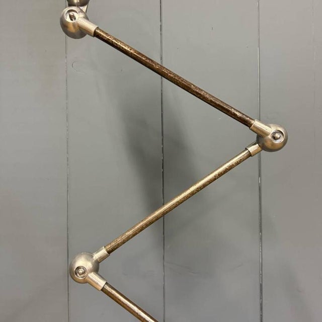 Vintage Five-Arm Floor Lamp with Green Brand Plate from Jieldé, 1950s For Sale - Image 14 of 18