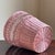 Mid-20th Century Bubble Gum Pink Wicker Wastebasket For Sale - Image 14 of 17