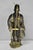 Gothic Vintage Scandanavian Viking Soldier Figure Solid Brass Fireplace Tool Set For Sale - Image 3 of 17