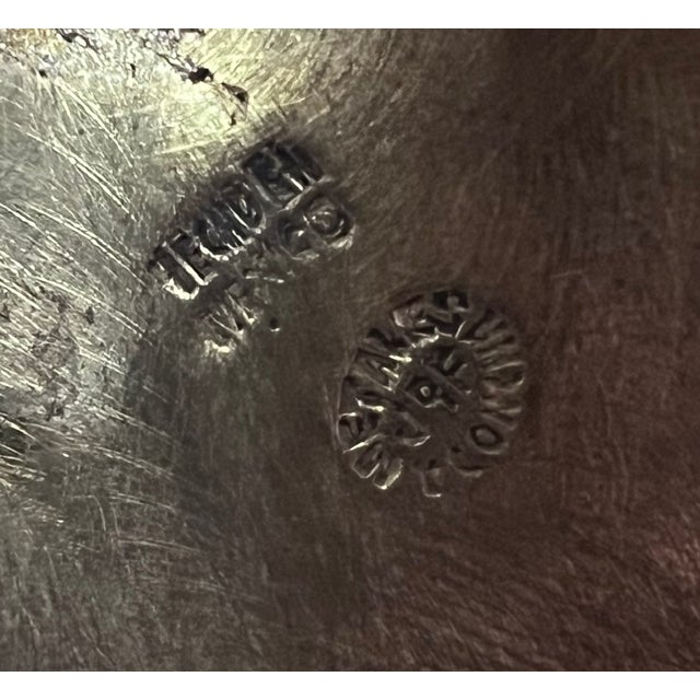 Vintage Brass and Abalone Pitcher & Glasses Set From Mexico- 7 Pieces For Sale - Image 14 of 14