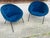 Vintage German Blue Armchair Model 369 by Walter Knoll One of 2 for Walter Knoll / Wilhelm Knoll For Sale - Image 11 of 18
