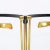 1950s Mid-Century Symmetrical Umbrella Stand in Gold & Black, 1950s For Sale - Image 5 of 6