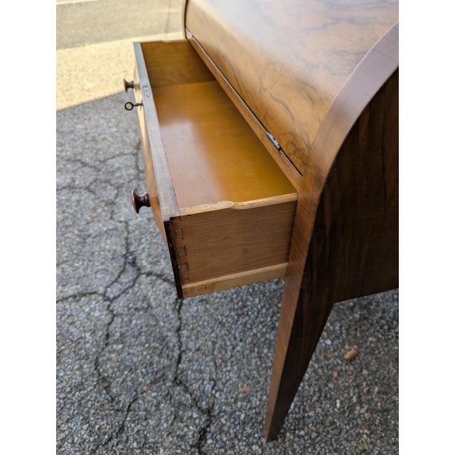 Wood Antique Flip Top Desk For Sale - Image 7 of 18