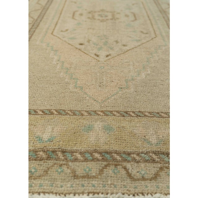 Turkish Turkish Mini Rug Oriental Hand Knotted Vintage Rug 1'9" x 3'7" #21076 For Sale - Image 3 of 8