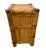 1960s Mid Century Nightstand Cabinet With Shelf Elephant Bamboo Wicker Tiki Style For Sale In Palm Springs - Image 6 of 12