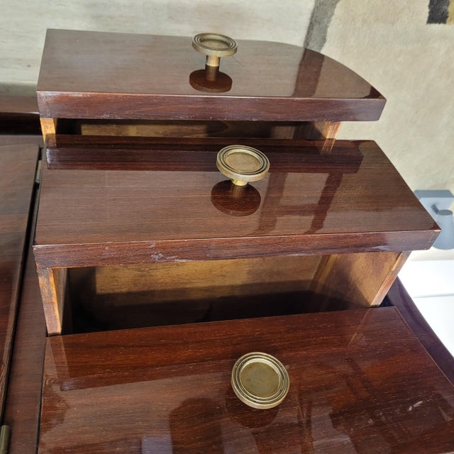 Art Deco Dressing Table in Mahogany, France, 1930s For Sale - Image 17 of 18