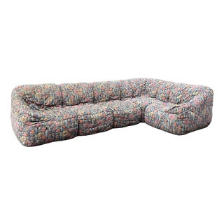 Vintage Togo Modular Sectional Sofa, 1970s, Set of 5 For Sale