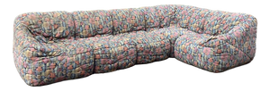 Vintage Togo Modular Sectional Sofa, 1970s, Set of 5