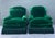 Vintage Emerald Velvet Lounge Chairs - A Pair For Sale - Image 9 of 12