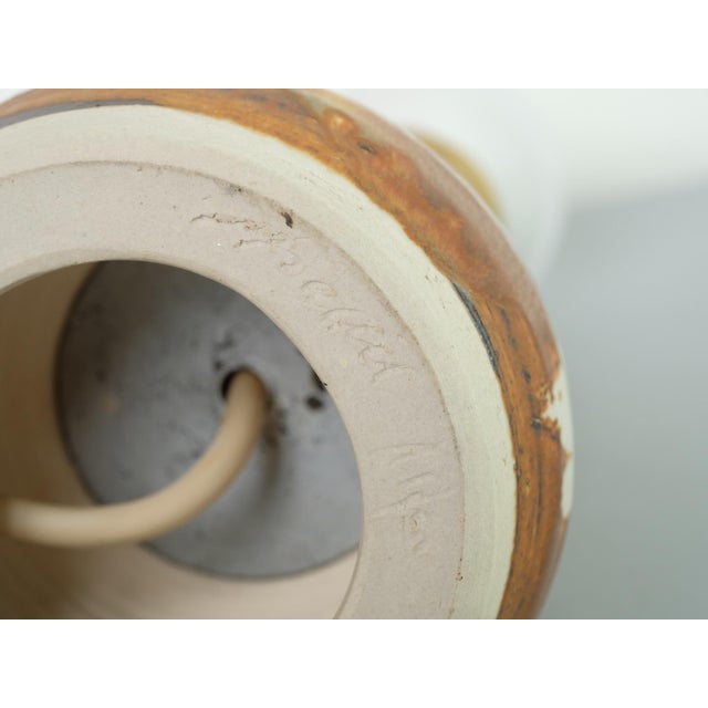 Mid-Century Danish Table Lamp in Ceramic, 1960s For Sale - Image 13 of 15