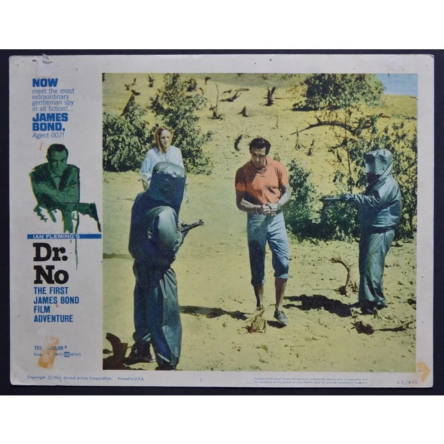 Original UK Lobby Card of Terence Young´s movie ''James Bond 007 - Dr. No'', UK 1962. Actors: Sean Connery and Ursula...