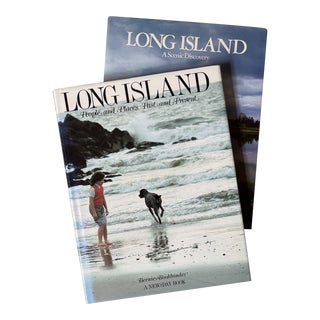 Vintage Long Island Coffee Table Books - a Pair For Sale
