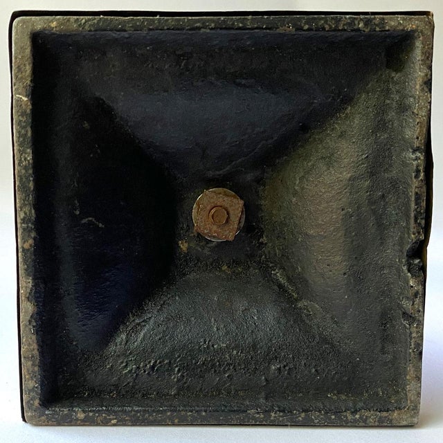 Vintage English Five-Piece Brass Little Miss Muffet Fireside Companion Set For Sale - Image 9 of 11