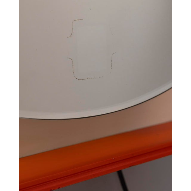 Vintage Backlit Wall Mirror, Italy, 1970s For Sale - Image 9 of 13