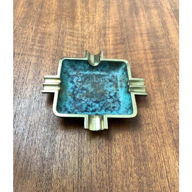 Mid-Century Brass Ashtray, 1950s For Sale - Image 4 of 10