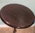 Chippendale Solid Cherry Wood 42" Tall Round Occasional Table For Sale - Image 3 of 5