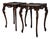 Pair of Spanish Revival Carved Walnut Side Tables, Bird Motif, Baroque Style For Sale
