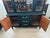 Wood Vintage French Provincial China Hutch & Bar Cabinet by Bassett Furniture Company For Sale - Image 7 of 10