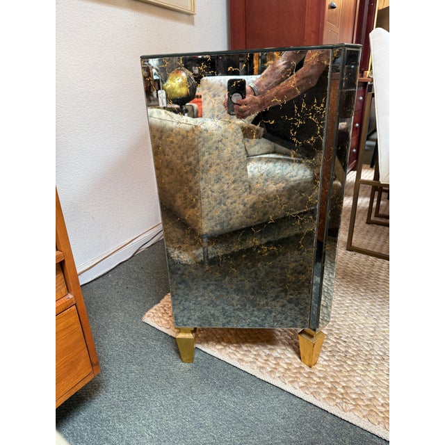 Verre Églomisé Cabinet, Circa 1940's For Sale - Image 10 of 12