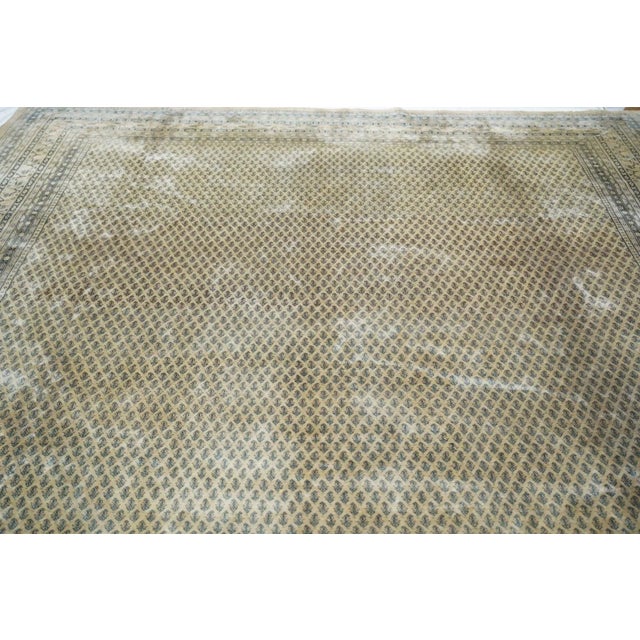 Vintage Saraband Rug 9'11'' X 12'2'' For Sale - Image 11 of 12
