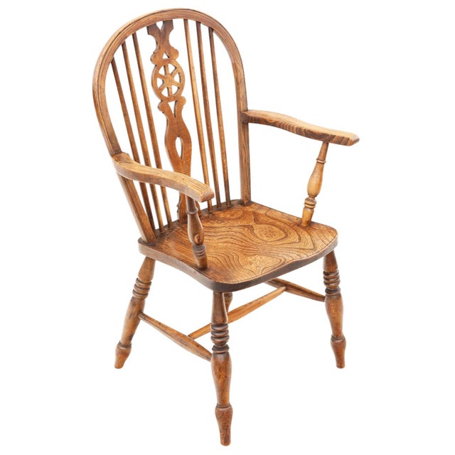 Antique Ash, Elm and Beech Dining Chairs from Harlequin, Set of 8 For Sale - Image 10 of 16