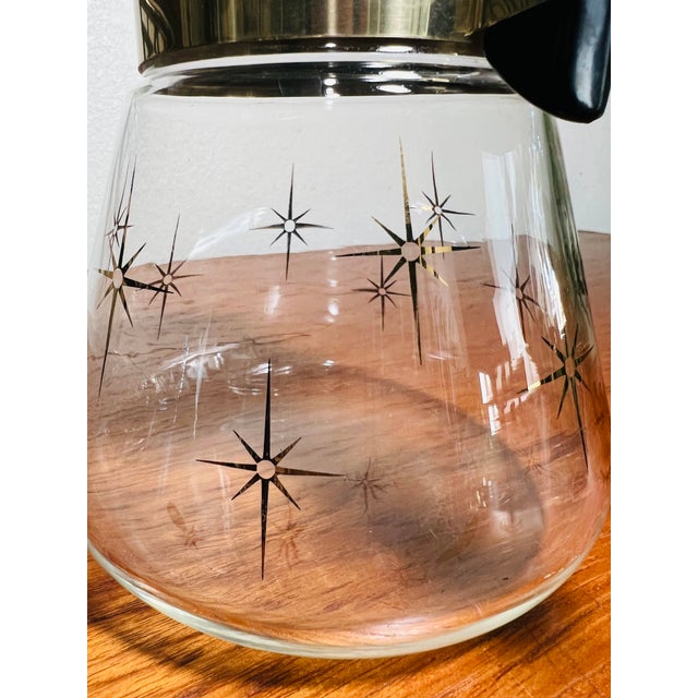 Vintage Corning Ware Starburst Coffee 4 Cup Carafe 1960s Era For Sale - Image 9 of 9