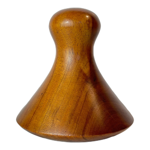 Vintage Hawaiian Koa Wood Poi Pounder by Brantley Center, Honokaa Hawaii