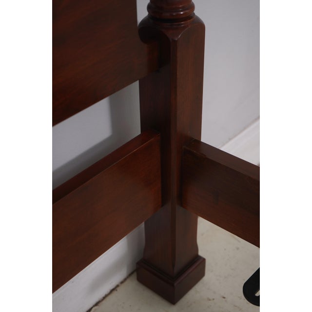 Henkel Harris Model 160 Cherry King Size Poster Bed For Sale - Image 15 of 16