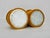 Orange-Yellow Faux Fur Ottomans with Interior Storage Compartment, 1970s, Set of 2 For Sale - Image 9 of 10