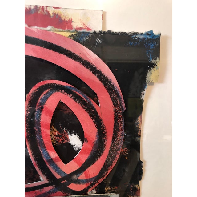 Hugh O'Donnell, 1980s Abstract Expressionist Pop Art Painting Collage, Assemblage Hugh O'Donnell, 1988 For Sale - Image 15 of 15