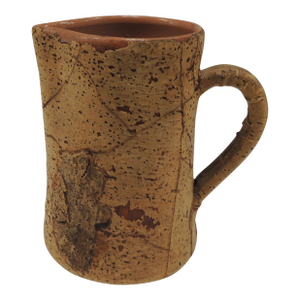 Vintage Ceramic Water Jug Covered in Cork Fiber