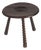 French Oak Tripod Side Table attributed to Charles Dudouyt, 1950s For Sale