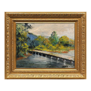 Mid 20th Century Bridge Over Troubled Water, Jules René Hervé