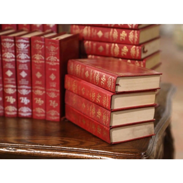 Red Red Bound French Language Harlequin Prestige Books Dated 1982-1989, Set of 48 For Sale - Image 8 of 13