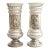 Large 19th Century French Silvered Mercury Glass Vases - A Pair For Sale