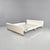 Italian Modern Double Bed in White Wood by Benatti, 1970s For Sale - Image 3 of 18