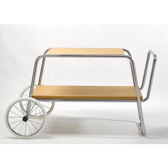 Contemporary AXA Dessert Trolley by Rudolf Netik for SLEZAK Factories For Sale - Image 3 of 6