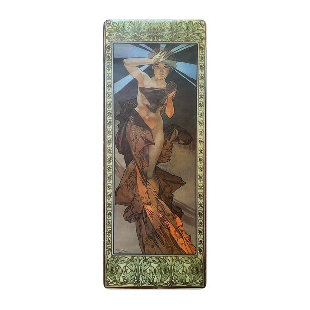 1970s Alphonse Mucha, The Moon and the Stars Set, 1st Edition, 1973, Archival Pigment Print, Set of 4 For Sale - Image 5 of 18