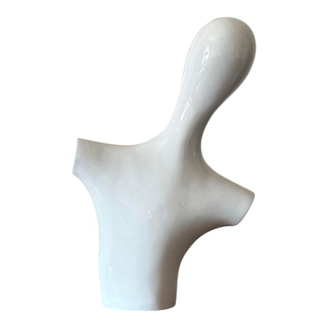 1980s Postmodern Ceramic Bust Sculpture, Italy 1980s For Sale - Image 5 of 7