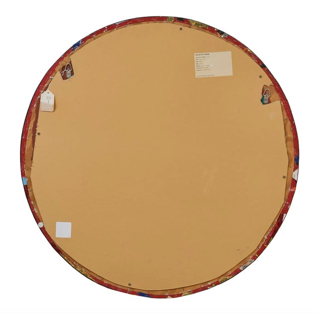 Robert Kerns (1943-2022): Circle Tape on canvas stretched over wood board, 1973-74, unsigned, with label from the Walker...